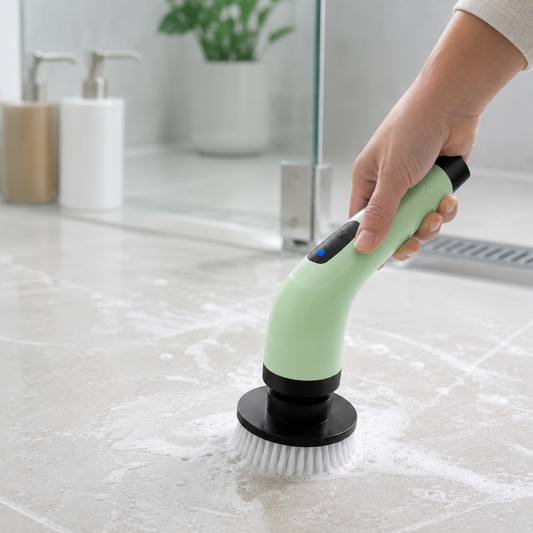 Electric Cleaning Brush with Telescopic Handle